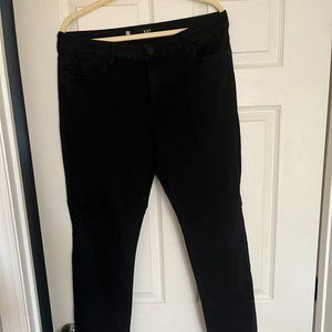 Kut from the Kloth Diana Skinny Jeans Black - Size 14